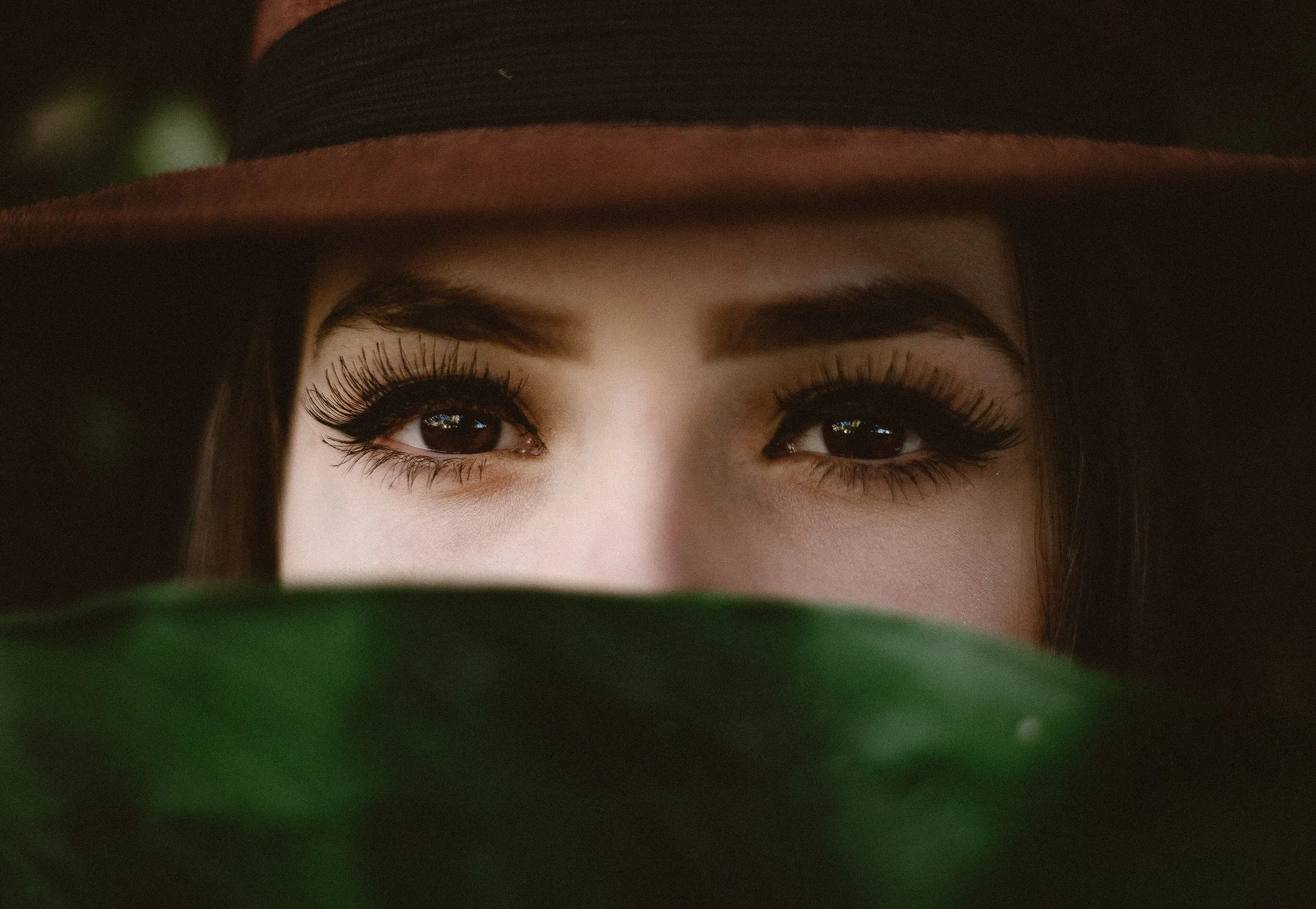 Mirada con pestañas de gala (muestra)